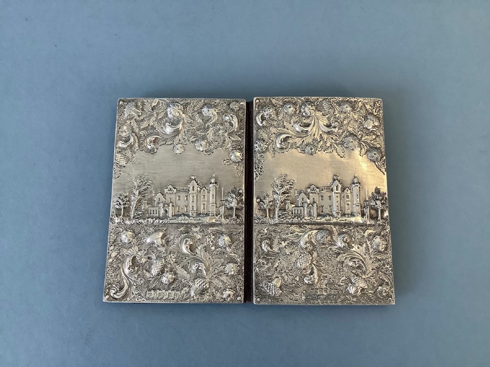 Antique Silver William IV Castle Top Aide Memoire View IV