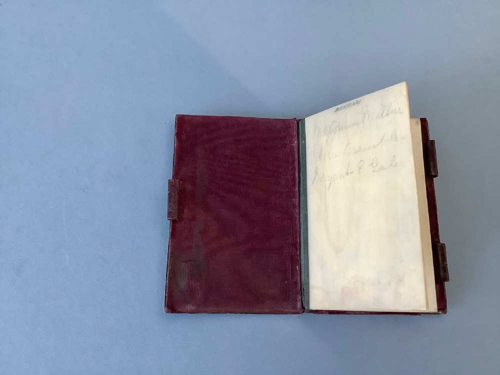 Antique Silver William IV Castle Top Aide Memoire View V