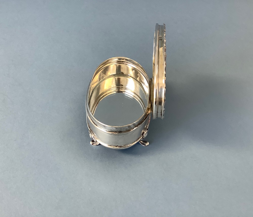 Antique Edwardian Silver Jewellery Box View III