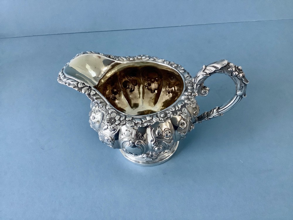 Antique William IV Silver Jug View III