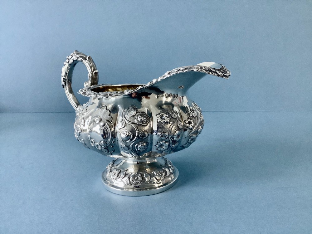 Antique William IV Silver Jug View VI