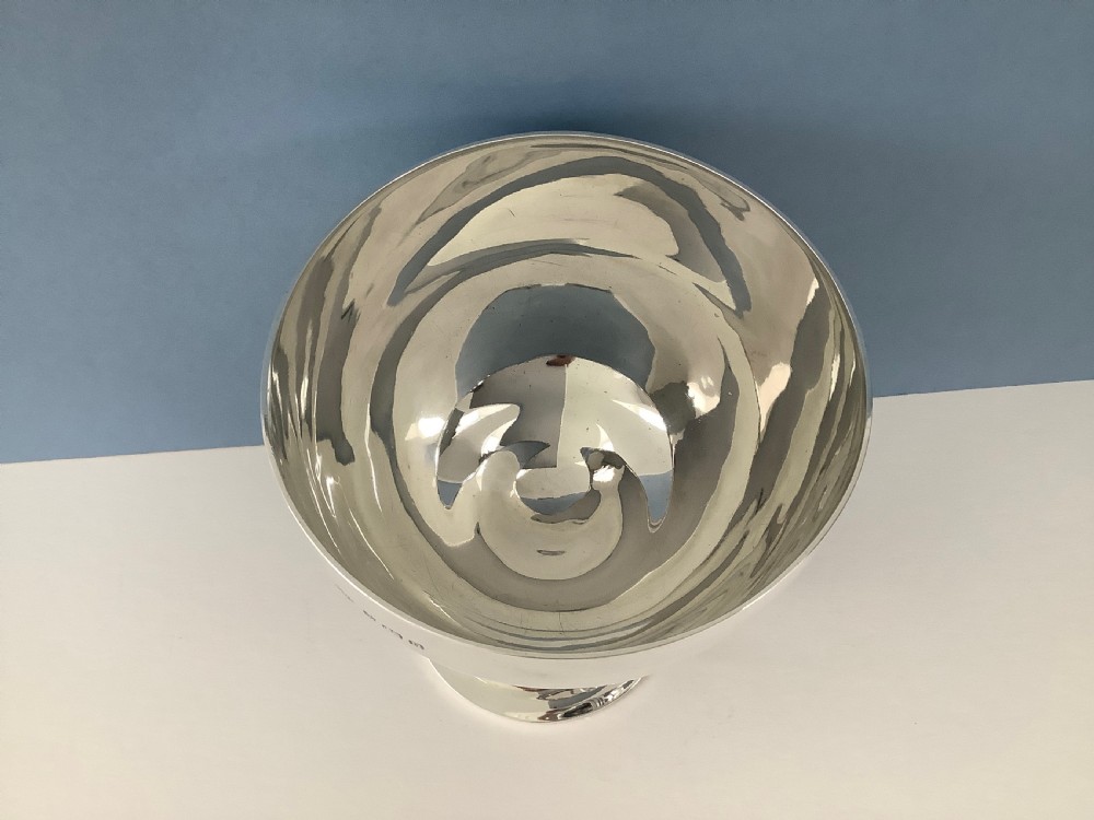 Antique Arts & Crafts Silver Bowl / Cup View IV