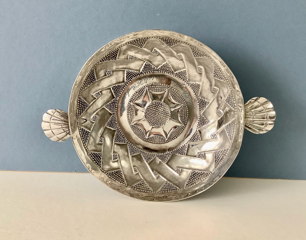 Antique Charles I Silver Sweetmeat Dish