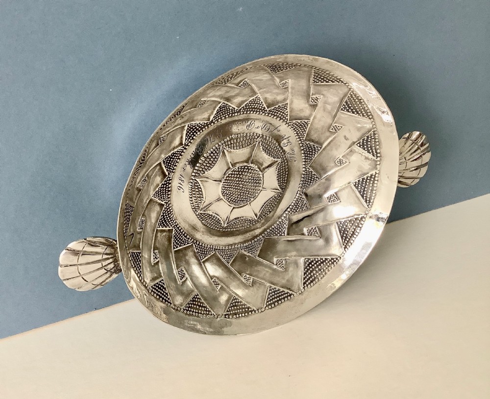 Antique Charles I Silver Sweetmeat Dish View III