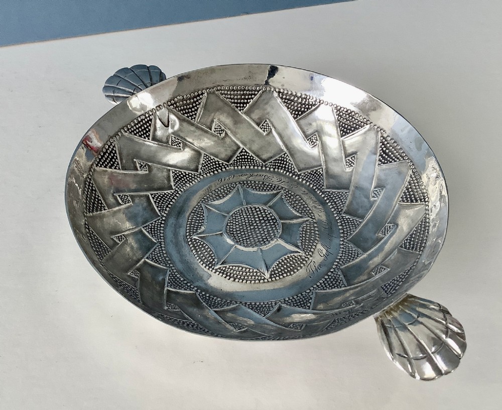 Antique Charles I Silver Sweetmeat Dish View VII