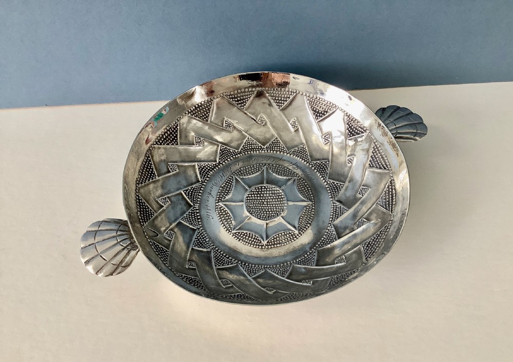 Antique Charles I Silver Sweetmeat Dish View VIII