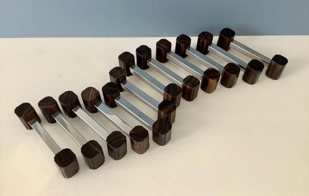 Cased Set of 12 Art Deco Knife or Chopstick Rests View II