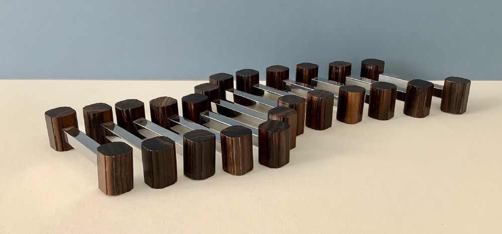 Cased Set of 12 Art Deco Knife or Chopstick Rests View VI