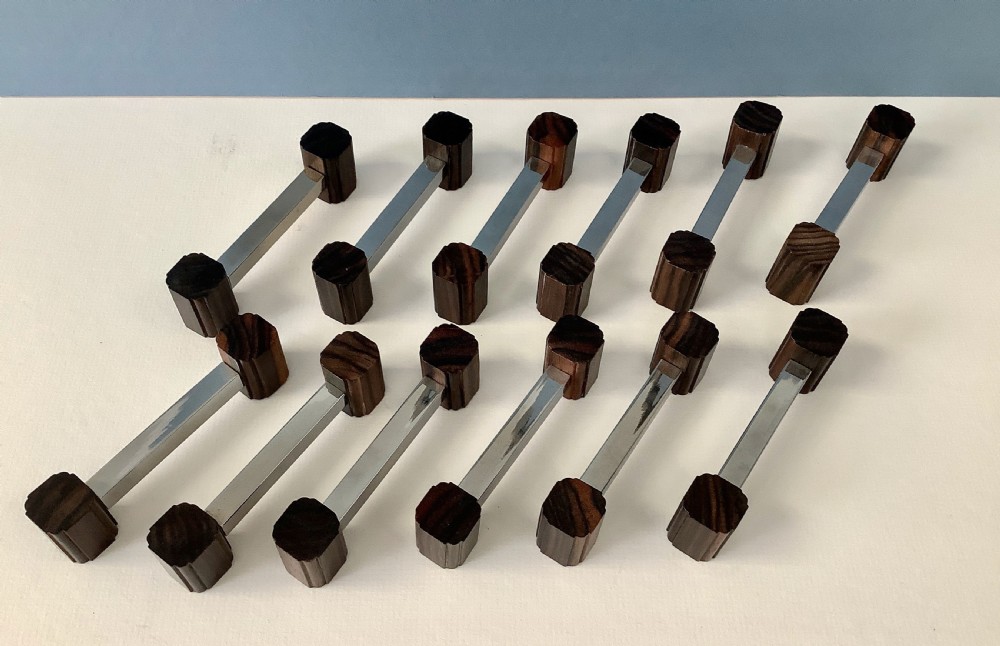 Cased Set of 12 Art Deco Knife or Chopstick Rests View VII