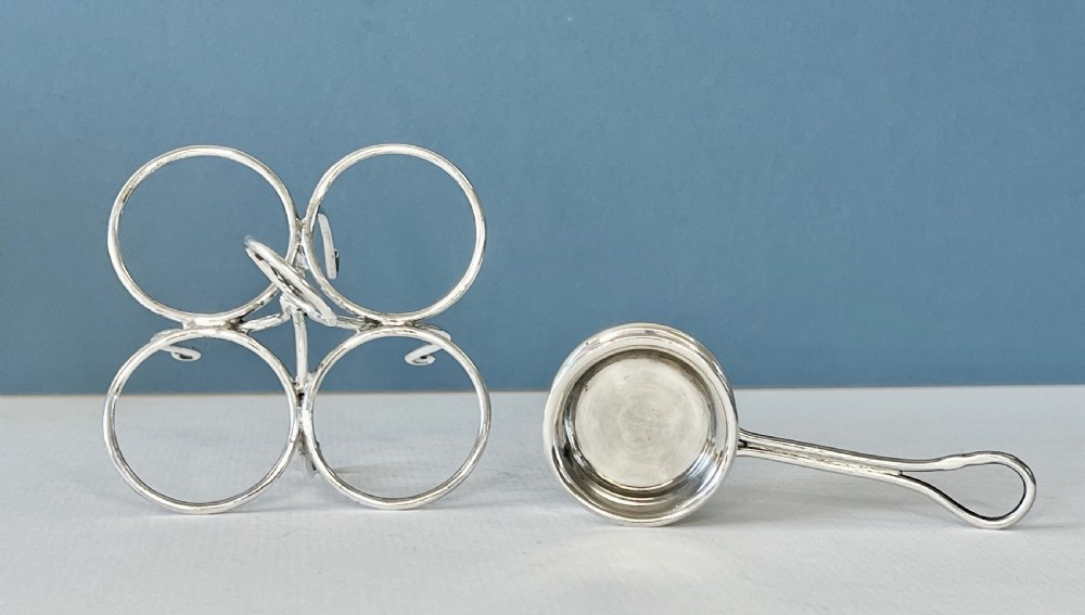 Antique Edwardian Solid Silver Egg Coddler View VII