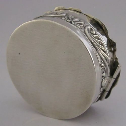 RARE ENGLISH STERLING SILVER CORONATION POTPOURRI POT 1900 ANTIQUE 74G ROYALTY - ADDITIONAL PHOTO 6