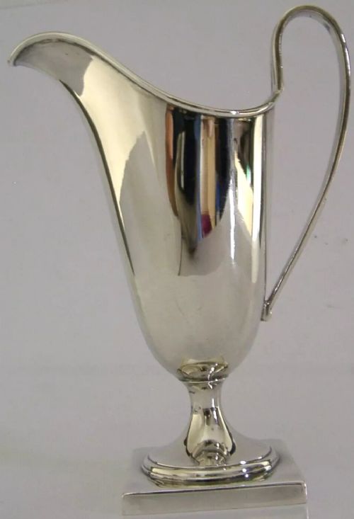 ENGLISH SOLID STERLING SILVER CREAM JUG 1939 SHEFFIELD 96g