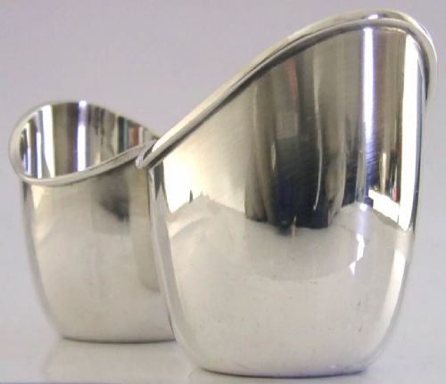 Rare Scandi Mid Century Sterling Silver Double Bowl C1950 Danish A.f.rasmussen
