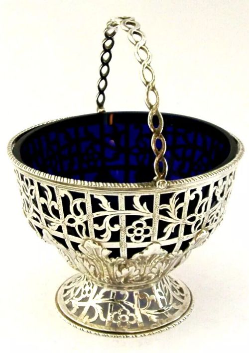 SUPERB RARE 1772 STERLING SILVER STAG CRESTED BOWL GEORGIAN ANTIQUE 362g