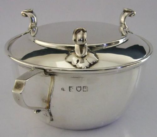 Rare Sterling Silver Lidded Bowl Cup & Cover Porringer 1911 Antique 216g