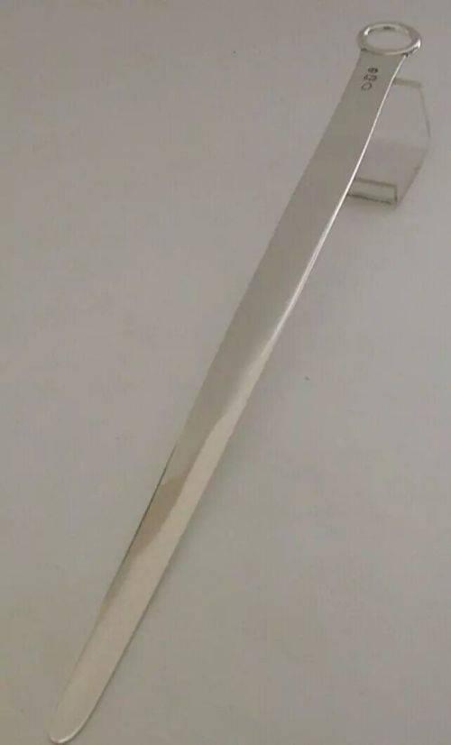RARE HUGE 14+ins ENGLISH GEORGIAN STERLING SILVER PAGE TURNER c1780 ANTIQUE 118g