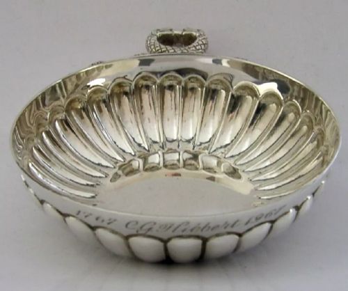 Quality C G Hibbert Wine Merchant Solid Sterling Silver Wine Taster 1967 Barware