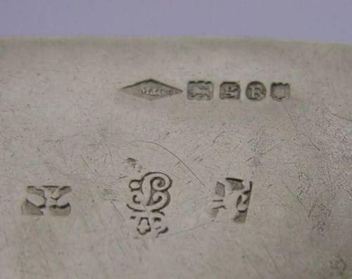 ENGLISH IMPORT SOLID STERLING SILVER CHERUB BOX 1904 ANTIQUE 26G HANAU - ADDITIONAL PHOTO 7