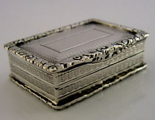 MINT GEORGE UNITE VICTORIAN STERLING SILVER VINAIGRETTE BOX 1900 QUALITY ANTIQUE - ADDITIONAL PHOTO 9