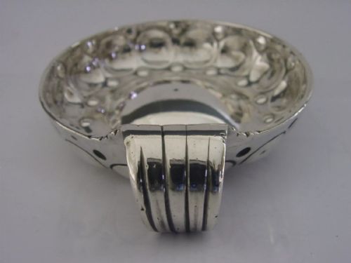 RARE EARLY 1768 FRENCH ANTIQUE SOLID STERLING SILVER WINE TASTER BARWARE - ADDITIONAL PHOTO 8