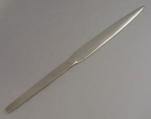 NOVELTY ENGLISH SOLID STERLING SILVER SPEAR LETTER ENVELOPE DESK OPENER 1962 - ADDITIONAL PHOTO 5