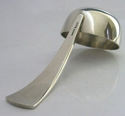 AMERICAN REED BARTON MID CENTURY MODERN STERLING SILVER LADLE 1960 HEAVY 66G - ADDITIONAL PHOTO 5