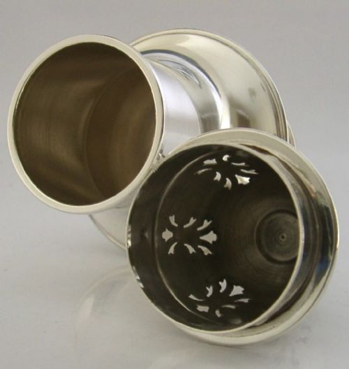 HEAVY LARGE 162G SOLID STERLING SILVER SUGAR CASTER SHAKER 1967 - ADDITIONAL PHOTO 4