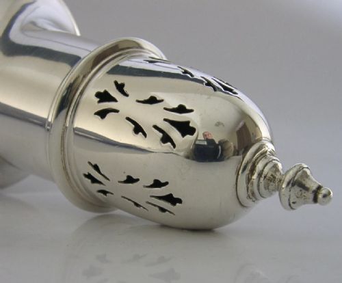 HEAVY LARGE 162G SOLID STERLING SILVER SUGAR CASTER SHAKER 1967 - ADDITIONAL PHOTO 5