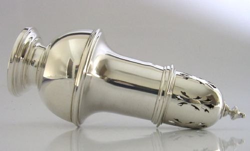 HEAVY LARGE 162G SOLID STERLING SILVER SUGAR CASTER SHAKER 1967 - ADDITIONAL PHOTO 6