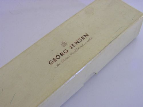 BOXED GEORG JENSEN STERLING SILVER CONTINENTAL ANTIK PATTERN SPOON 1948 ART DECO - ADDITIONAL PHOTO 6