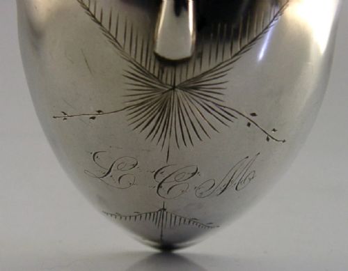 LARGE 108G AMERICAN STERLING SILVER SOUVENIR SERVING SPOON HONOLULU C1900 - ADDITIONAL PHOTO 7