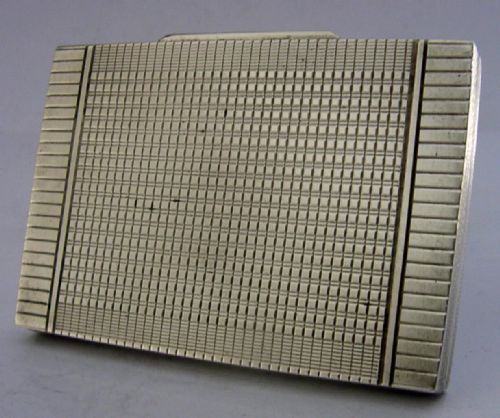 CZECHOSLOVAKIAN 900 SOLID SILVER BOX 1940'S ART DECO 69G - ADDITIONAL PHOTO 2