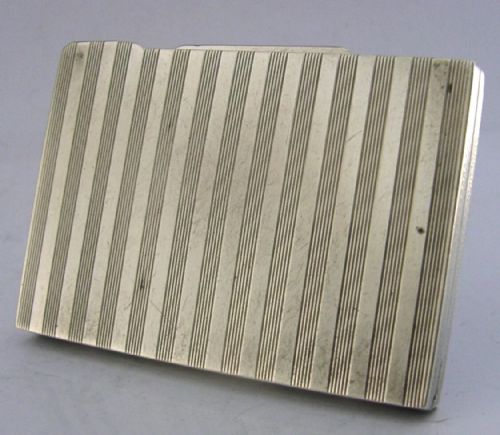 CZECHOSLOVAKIAN 900 SOLID SILVER BOX 1940'S ART DECO 69G - ADDITIONAL PHOTO 3