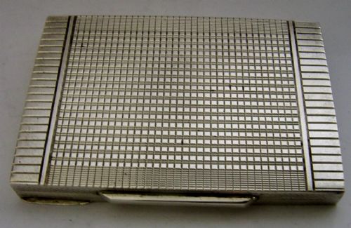 CZECHOSLOVAKIAN 900 SOLID SILVER BOX 1940'S ART DECO 69G - ADDITIONAL PHOTO 4