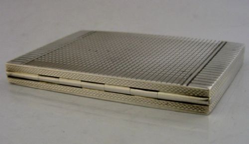 CZECHOSLOVAKIAN 900 SOLID SILVER BOX 1940'S ART DECO 69G - ADDITIONAL PHOTO 5
