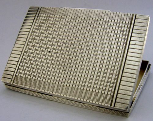 CZECHOSLOVAKIAN 900 SOLID SILVER BOX 1940'S ART DECO 69G - ADDITIONAL PHOTO 6