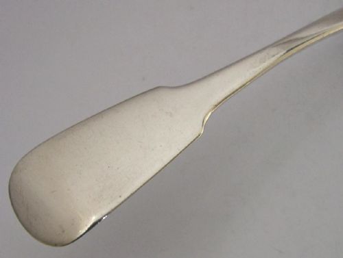 RARE IRISH SOLID STERLING SILVER SEAHORSE FISH SLICE SERVER 1825 ANTIQUE 124G - ADDITIONAL PHOTO 5