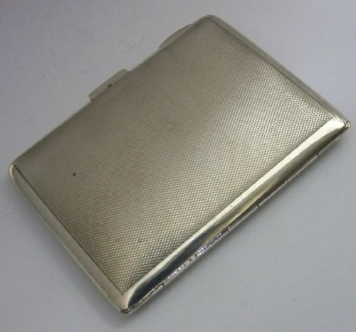 SUPERB STERLING SILVER ENAMEL HAND PAINTED POPPIES FLOWER CIGARETTE CASE 1961 - ADDITIONAL PHOTO 6