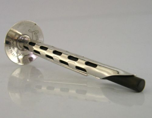 RARE ART DECO STERLING SILVER LEMON JUICER 1930 ANTIQUE COCKTAIL BAR - ADDITIONAL PHOTO 3