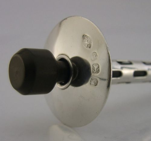 RARE ART DECO STERLING SILVER LEMON JUICER 1930 ANTIQUE COCKTAIL BAR - ADDITIONAL PHOTO 6