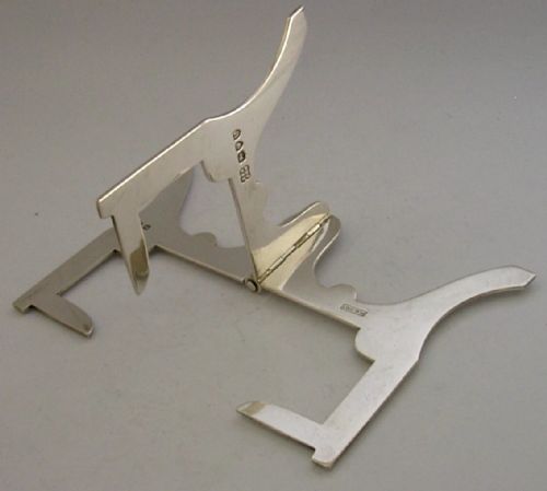 RARE VICTORIAN MILITARY CAMPAIGN FOLDING TABLE STAND TRIVET 1892 ANTIQUE 96G - ADDITIONAL PHOTO 1