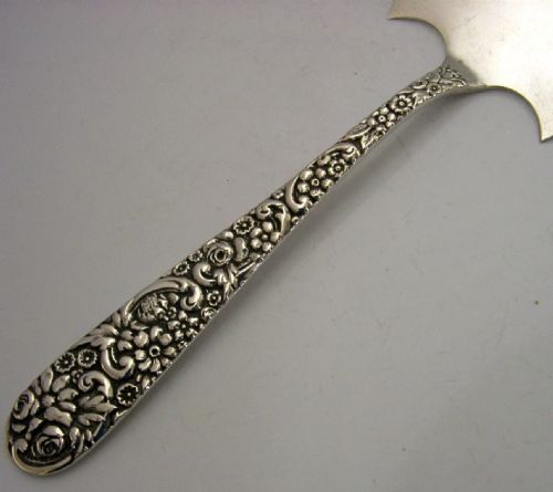 JENKINS JENKINS 69G STERLING SILVER PIE SERVERS C1910 REPOUSSE BALTIMORE - ADDITIONAL PHOTO 5