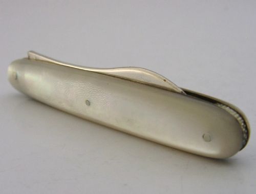 UNUSUAL ENGLISH STERLING SILVER NUT PICK NUTPICK ANTIQUE 1908 MINT - ADDITIONAL PHOTO 4