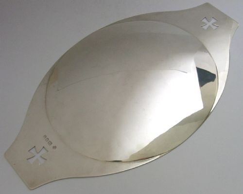 LARGE 10 INCH 246G SOLID SILVER COMMUNION PATEN DISH TRAY RELIGIOUS 1967 - ADDITIONAL PHOTO 4