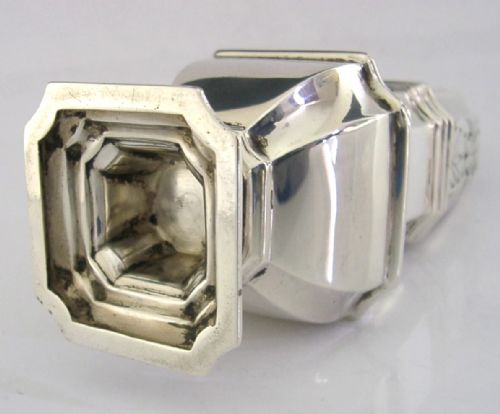 BEAUTIFUL SOLID STERLING SILVER SUGAR CASTER SHAKER 1933 ENGLISH ANTIQUE - ADDITIONAL PHOTO 9