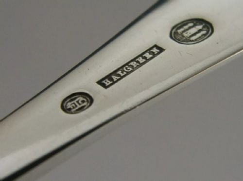 RARE DANISH SOLID SILVER FISH SERVER SLICE 1911 ANTIQUE 100G ANTIQUE - ADDITIONAL PHOTO 7