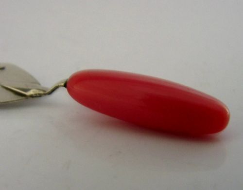 RARE CHARLES HORNER STERLING SILVER GREEN EARLY CELLULOID BOOKMARK CHESTER 1924 - ADDITIONAL PHOTO 1