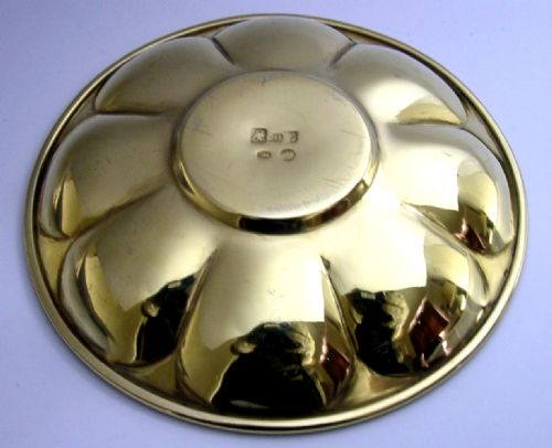 SUPERB RUSSIAN 84 SOLID SILVER GILT ENAMEL DISH OR SAUCER 115G - ADDITIONAL PHOTO 3