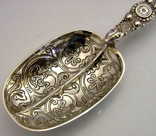LARGE 110G ENGLISH STERLING SILVER CORONATION BAPTISM SPOON KIND EDWARD 1901 - ADDITIONAL PHOTO 1