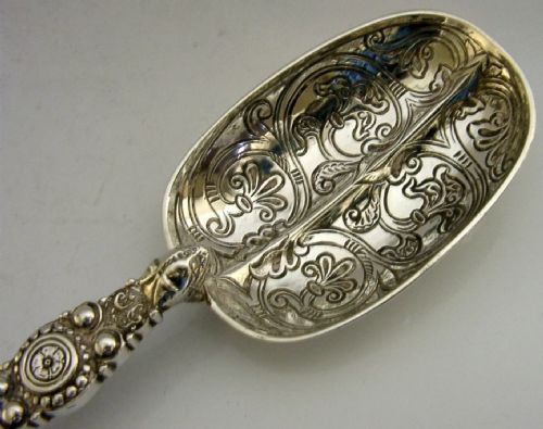 LARGE 110G ENGLISH STERLING SILVER CORONATION BAPTISM SPOON KIND EDWARD 1901 - ADDITIONAL PHOTO 2